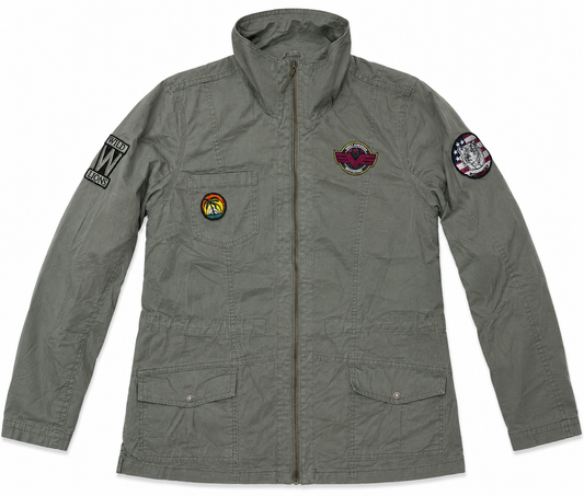Chaqueta Utility Verde Oliva Americana Usada — Segunda Selección