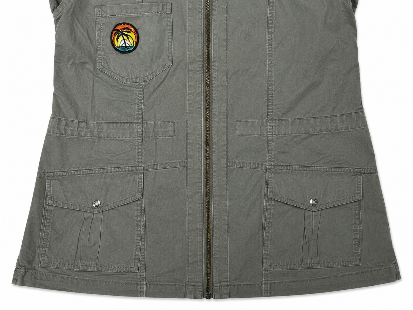 Chaqueta Utility Verde Oliva Americana Usada — Segunda Selección