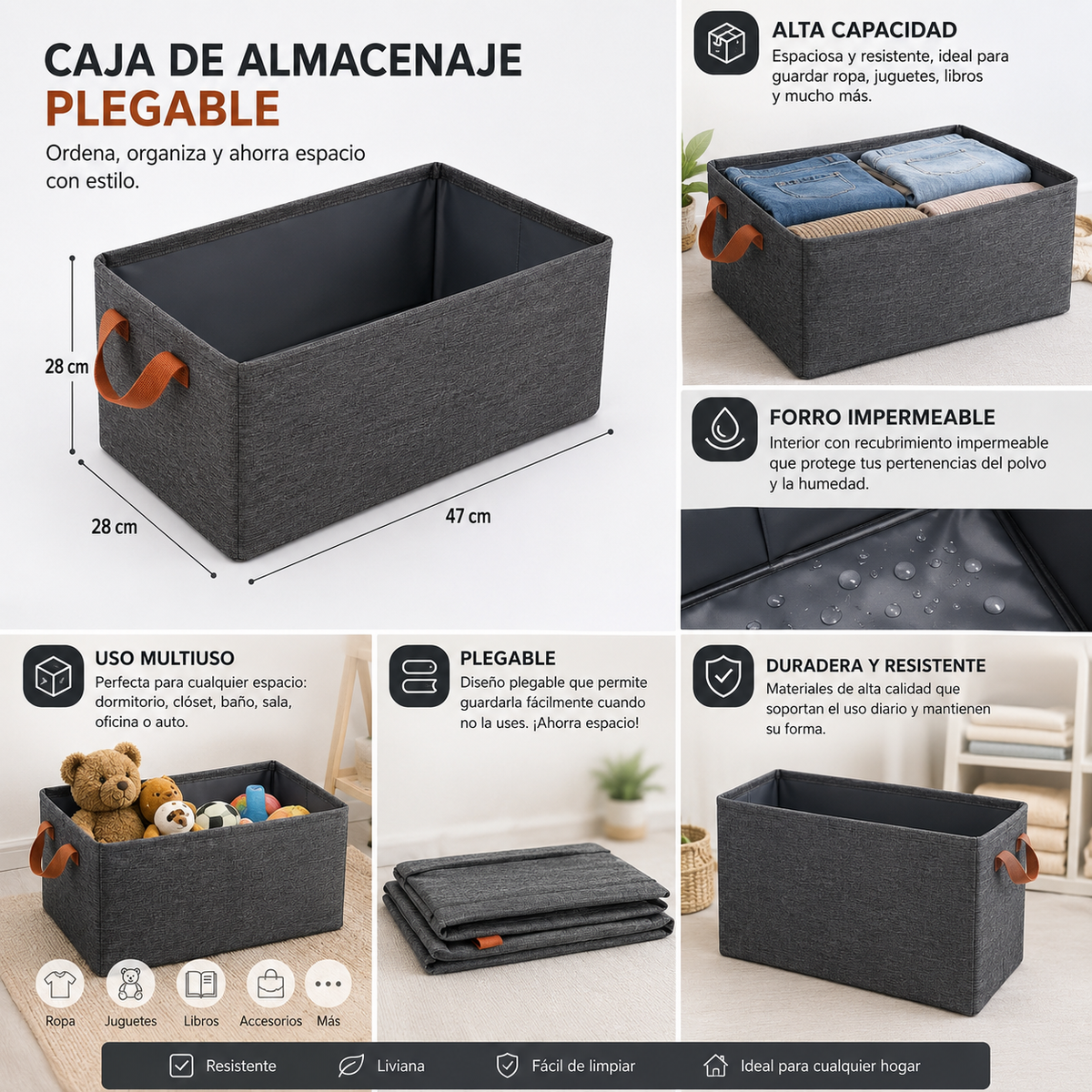 Canasta Organizadora Plegable