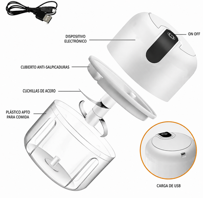 Procesador De Alimentos Electrico 250ML