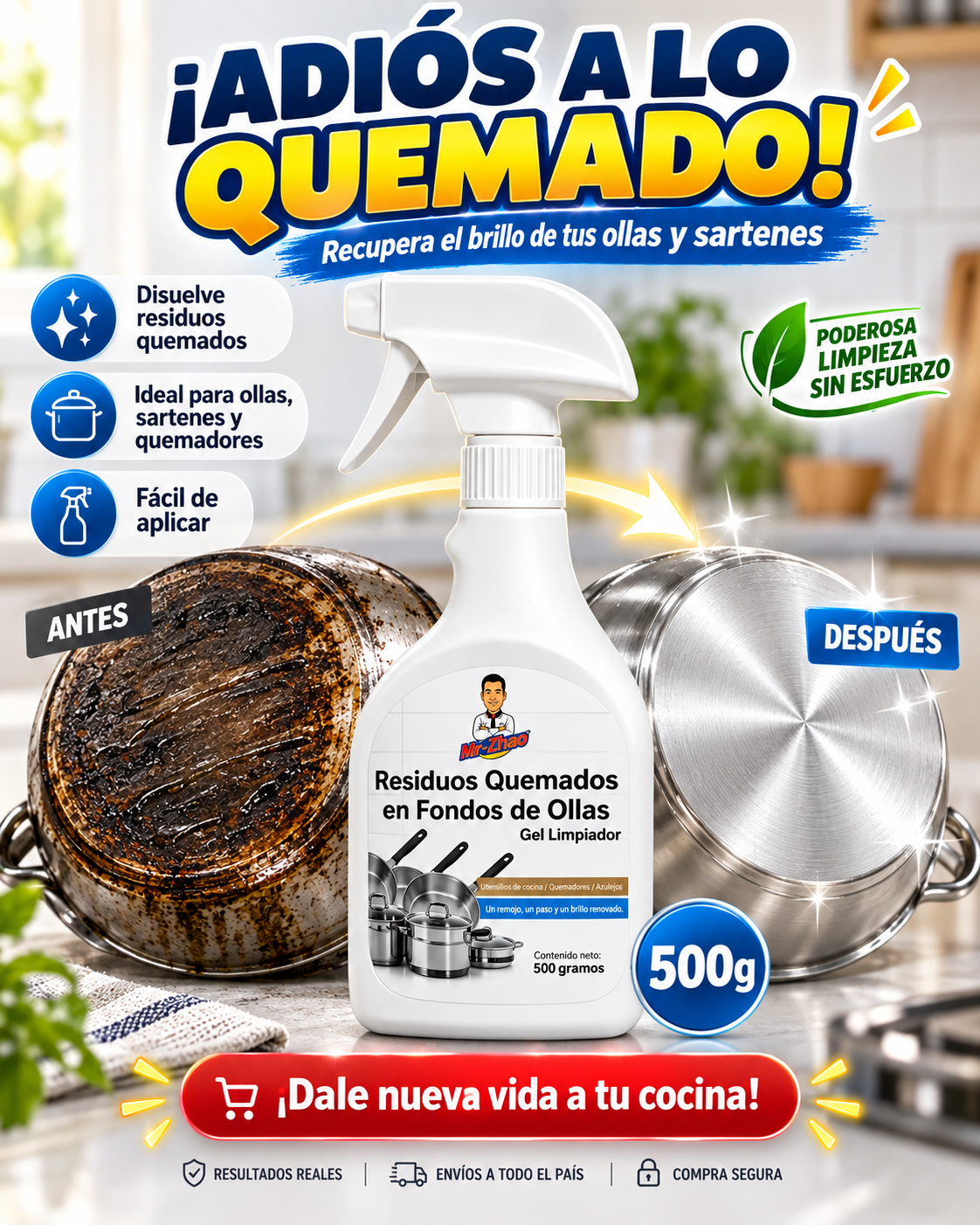 Limpiador de Ollas Quemadas 500g