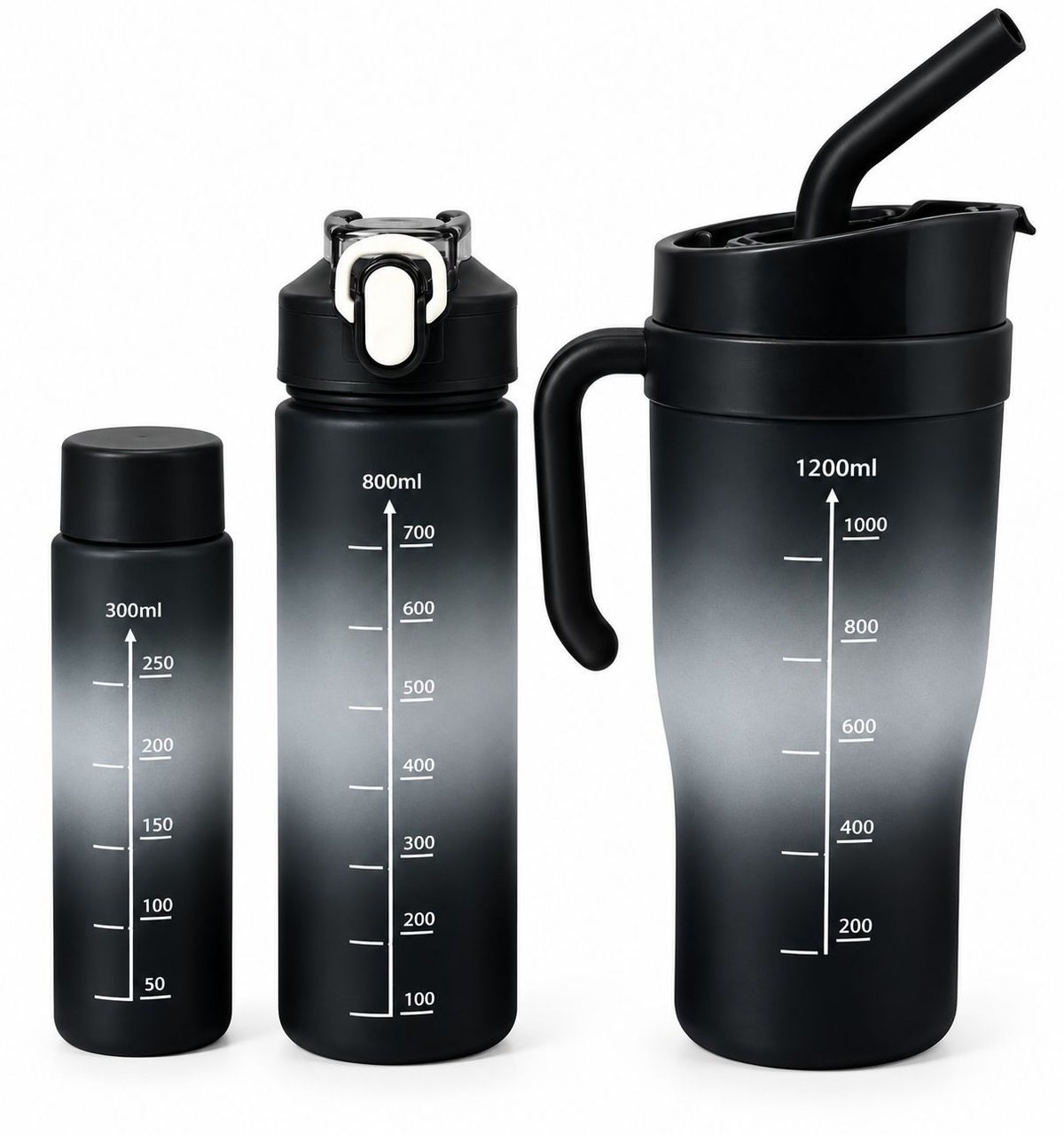 Pack Botellas 3 en 1 (Colores enviados al azar)