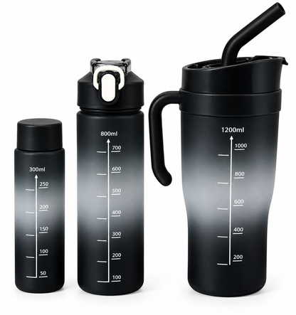 Pack Botellas 3 en 1 (Colores enviados al azar)