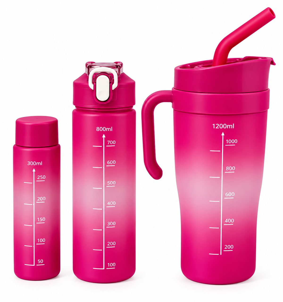 Pack Botellas 3 en 1 (Colores enviados al azar)