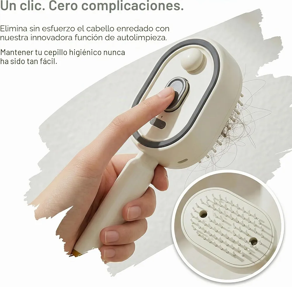 Cepillo Mágico Antinudos y Antifrizz